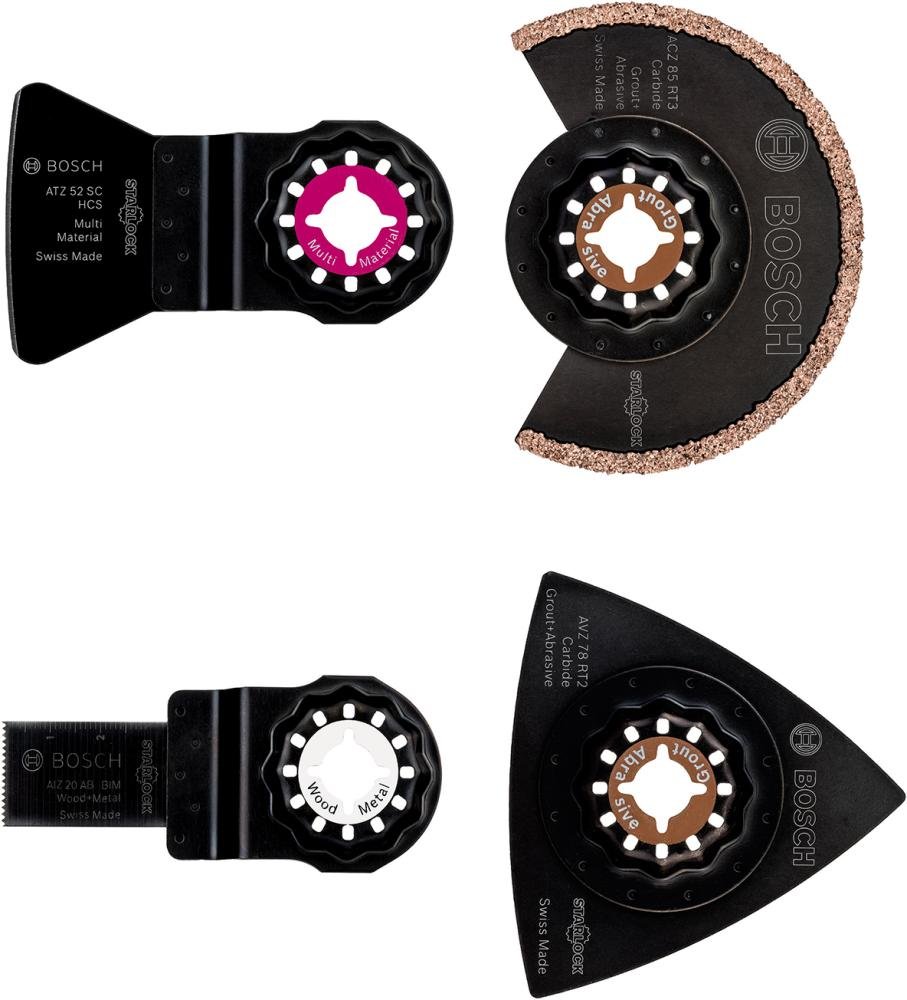 Multi-Cutter-Set Fliesen Bosch 4-teilig Starlock