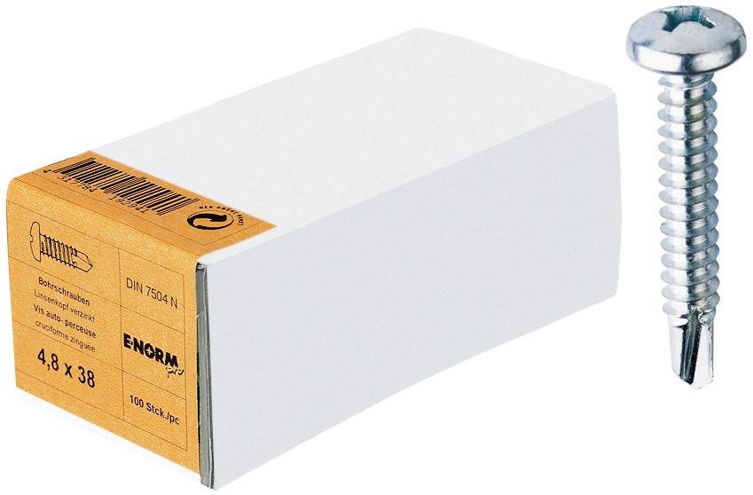 DIN 7504 ST galZn M (alt N)-H 6,3x38 HP E-No E-NORMpro