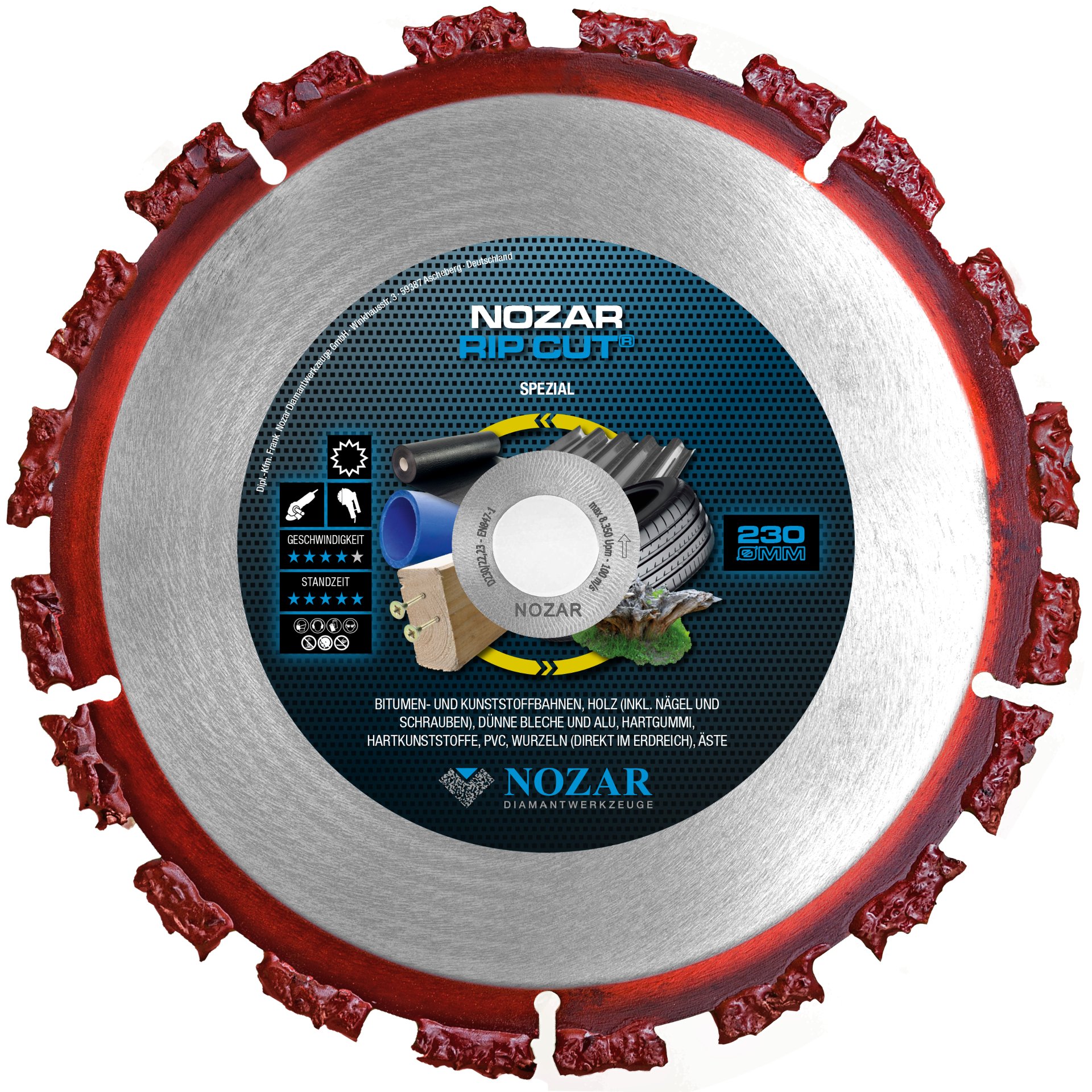 Nozar Diamantscheibe Rip Cut Hm-TS