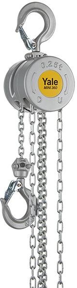 Stirnradflaschenzug YaleMINI 360 0,25t 6m HubHub 6,0 m Tragkraft 250 kg