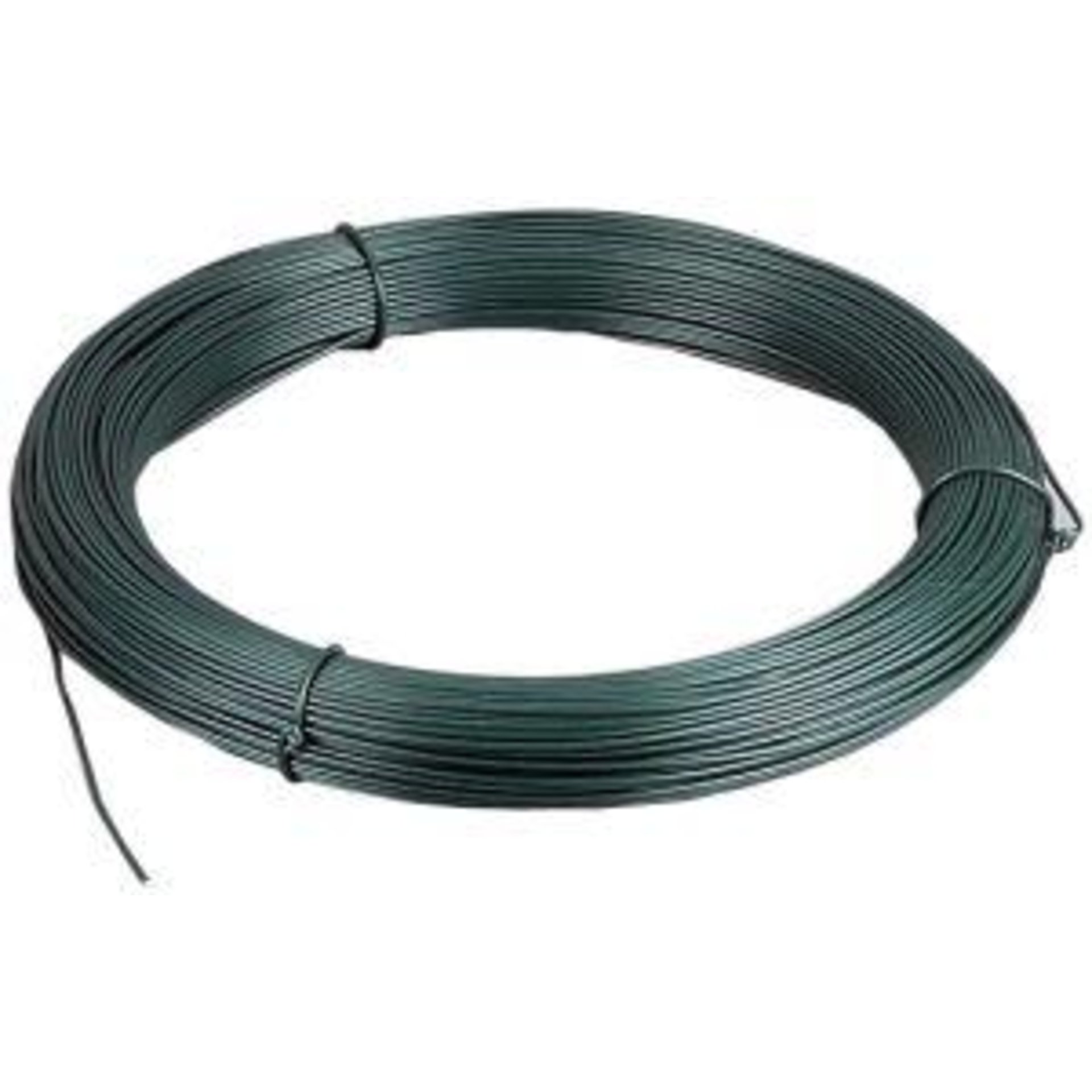 Bindedraht, PVC-grün