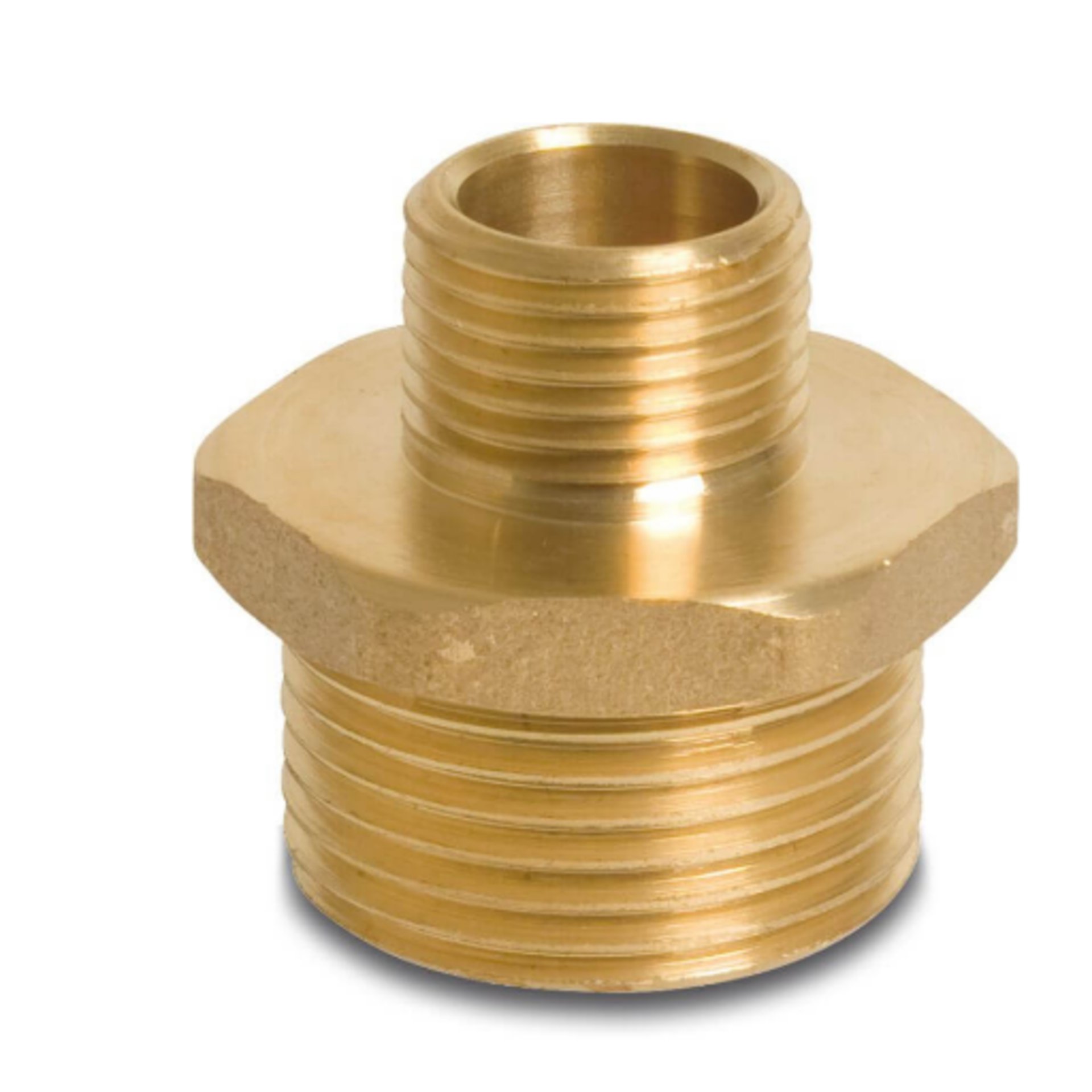 Doppelnippel reduziert, messing - 2 x AG, Nr. 245