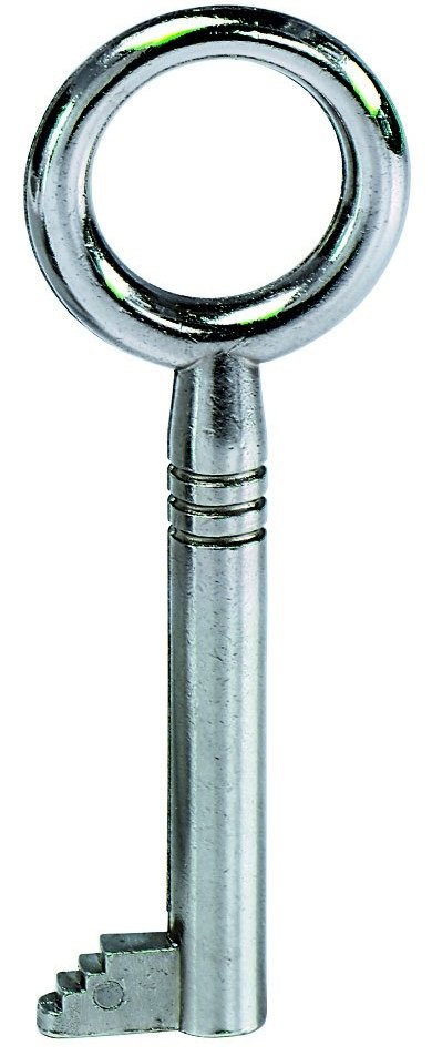 JuNie Möbelschlüssel, Form 0305 vernickelt