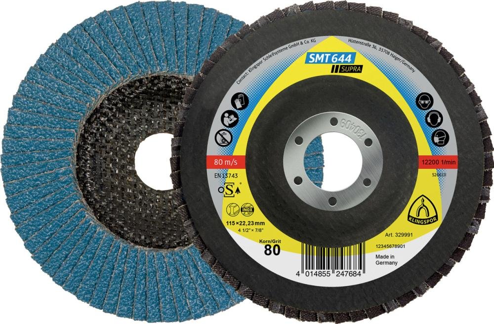 Schleifmopteller SMT 644 115mm K 40 gew. Klingspor