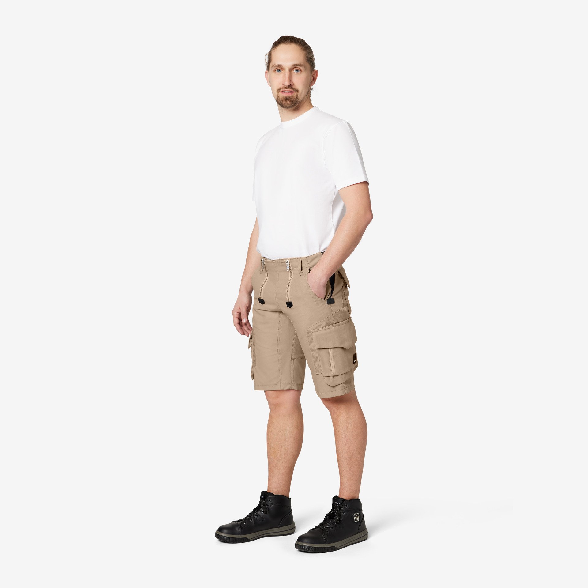 FHB Zunftshorts Sascha, Canvas und Cordura, beige