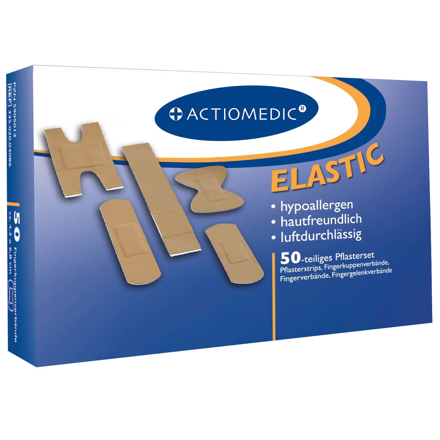 Actiomedic Elastic, 50-tlg. Pflasterset
