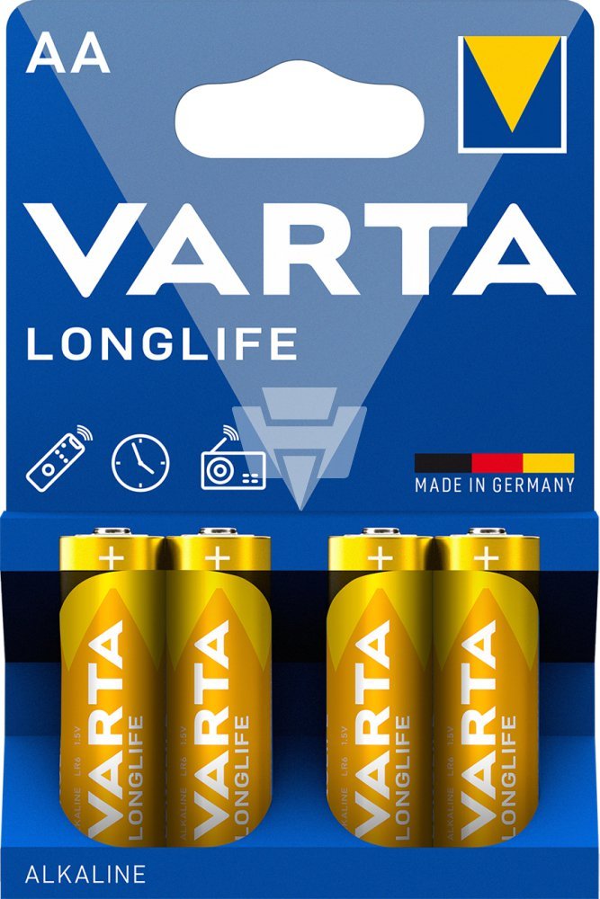 VARTA Batterie Longlife Alkali-Mangan 1,5 V
