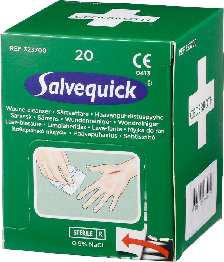 Salvequick Wundreiniger 20 Stk./Box
