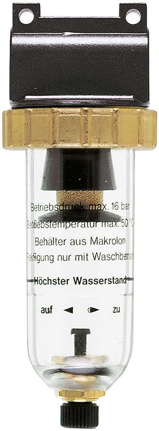 Druckluftfilter BR Standard, G1/4" DN6, BG 30, PC-Behälter, EWO