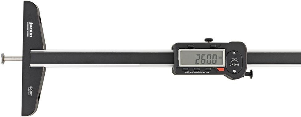 Dig.-Tiefenmessschieber 200mm leichtbau FORUM