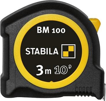 Taschenbandmaß BM 100 3m/10"x16mm Stabila