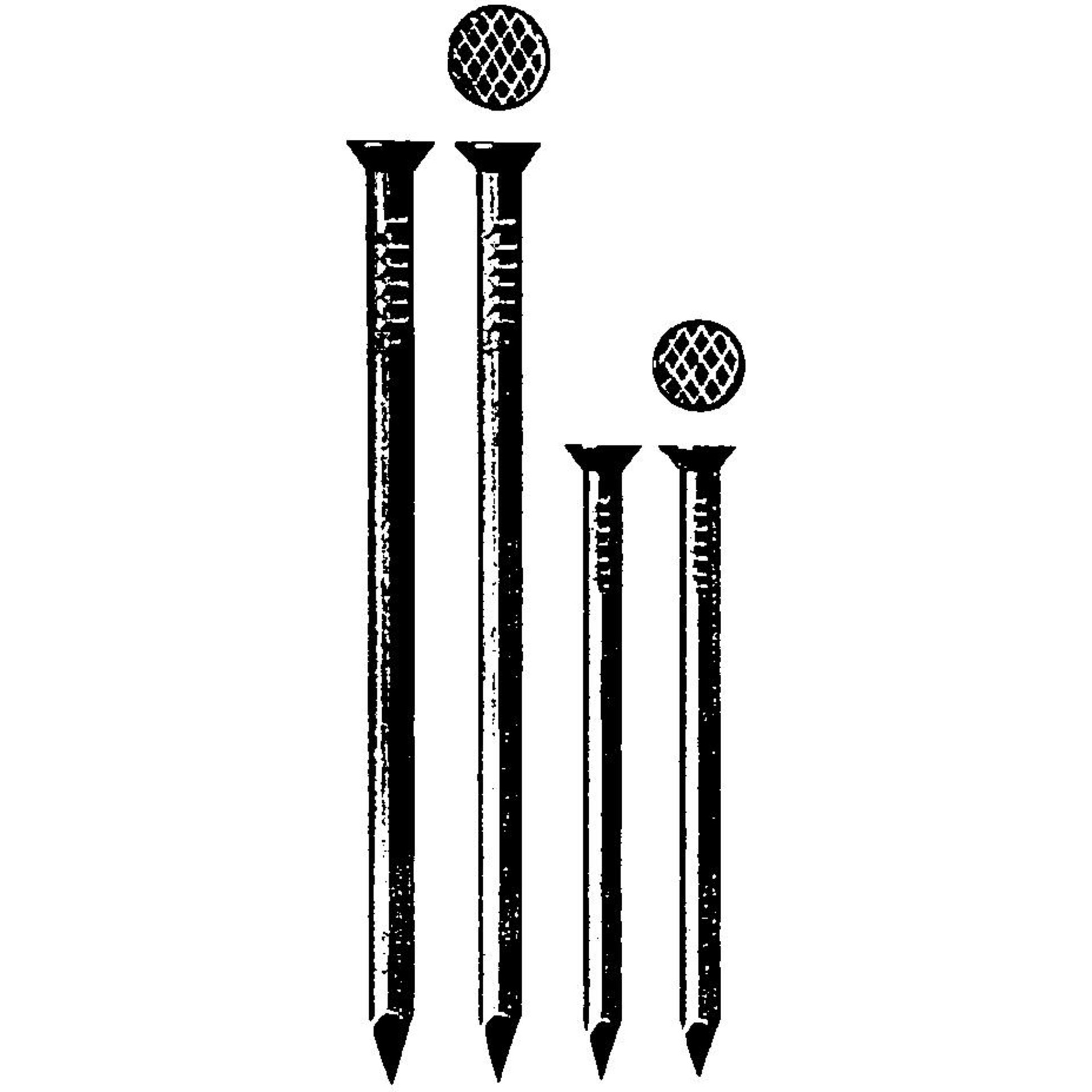 Drahtstifte, Senk-/Flachkopf, rund, blank