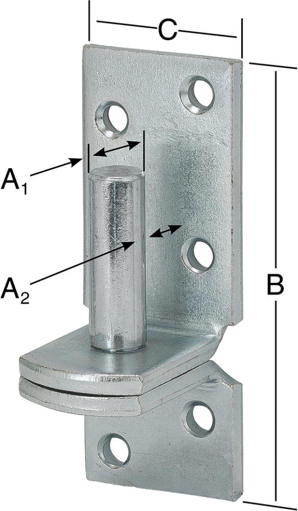 Plattenkolben verz. 20x160mm Nr. 73020Z VORMANN