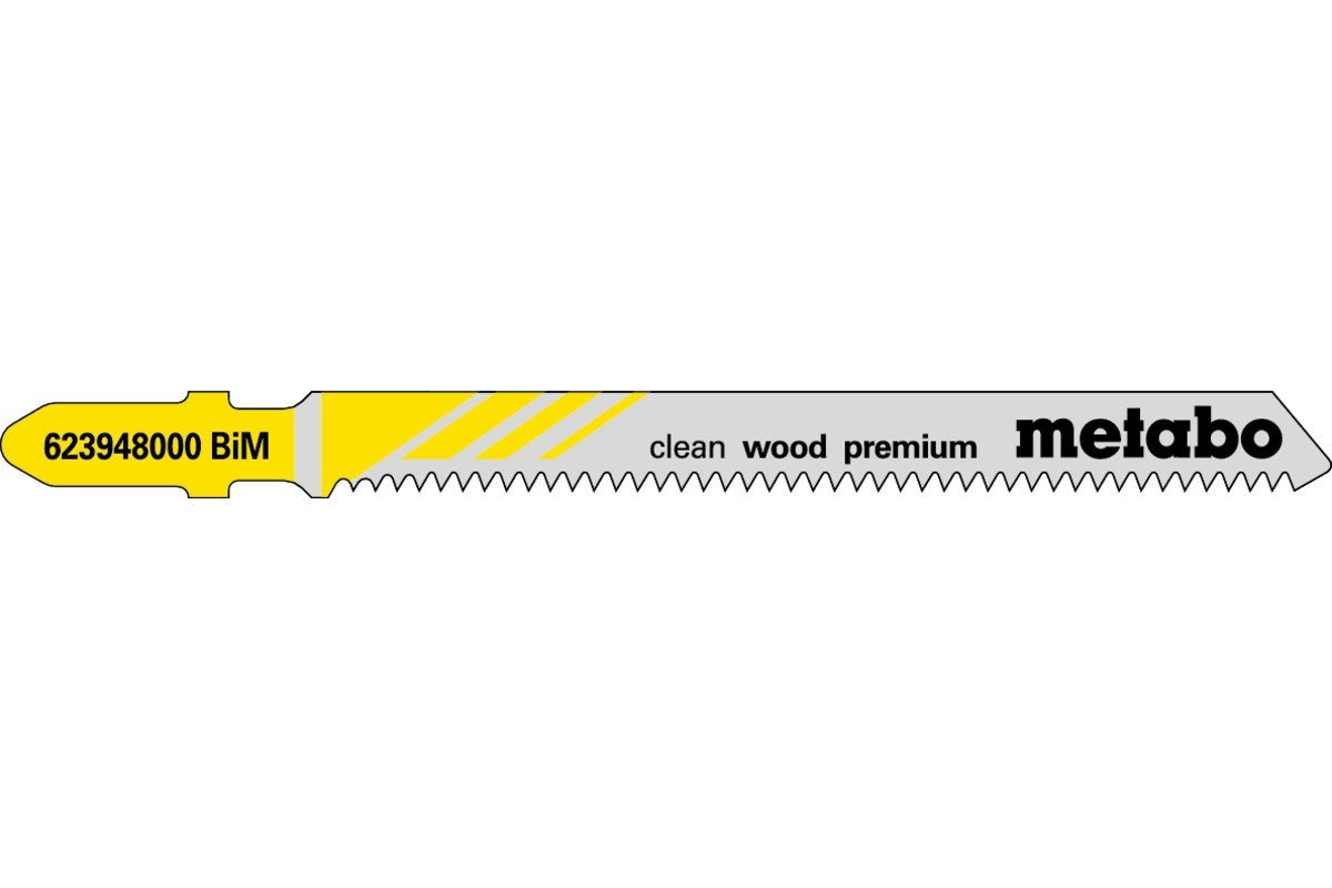 5 Stichsägeblätter "clean wood premium" 74/ 1,7 mm (623948000)