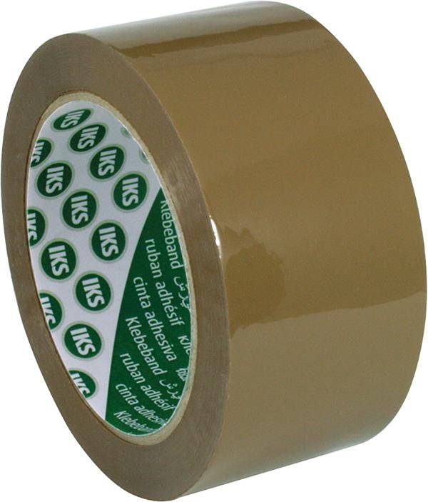 BOPP-Verpackungsklebeband50mm x 66m, braun Naturkautschukkleber, leise abrollend Gerlinger