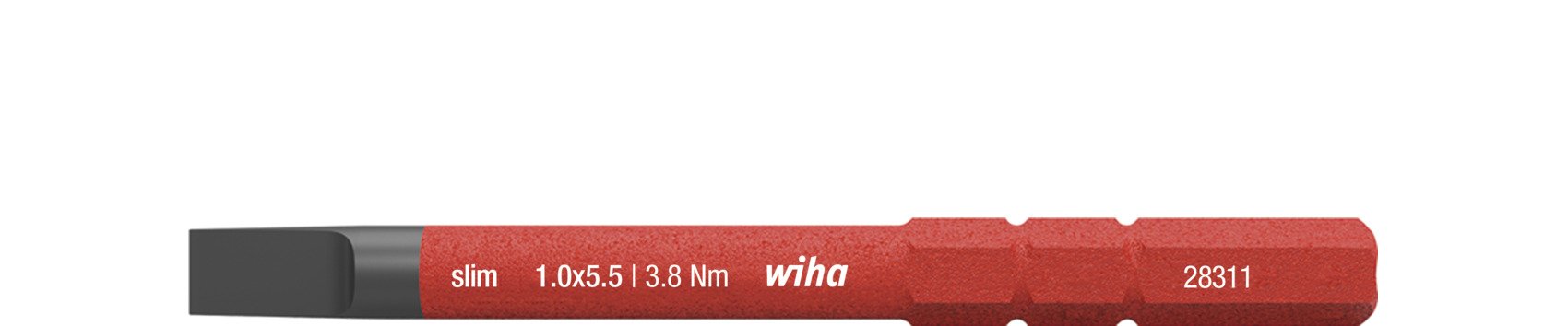 Wiha Bit slimBit electric Schlitz 5,5 mm x 75 mm (34581)