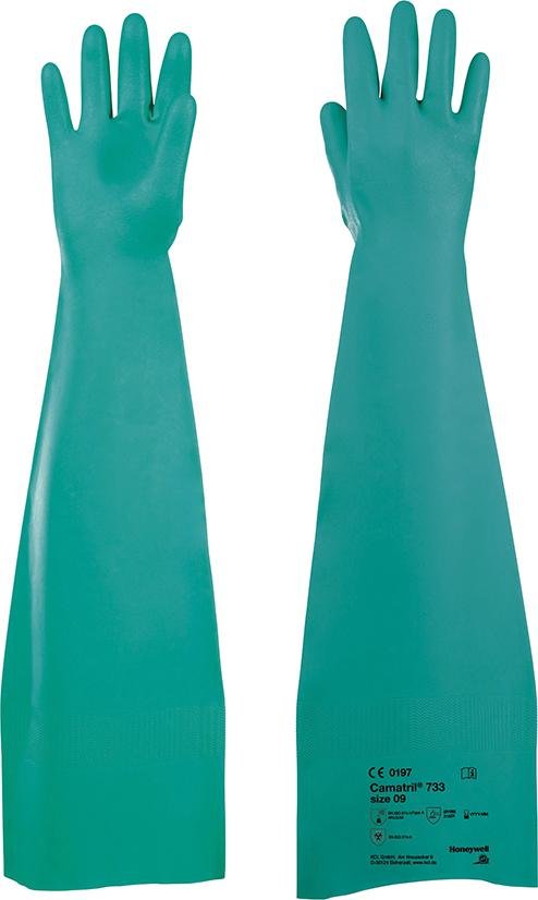Handschuh Camatril 733, 600 mm,Gr. 9,grün Honeywell