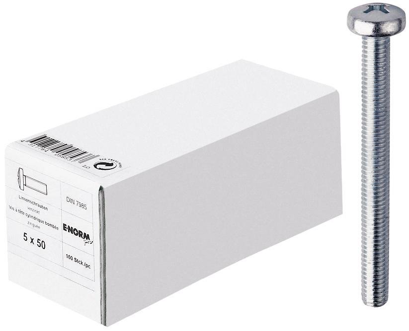 DIN 7985 4.8 galZn -H M4x25 KP E-NORMpro