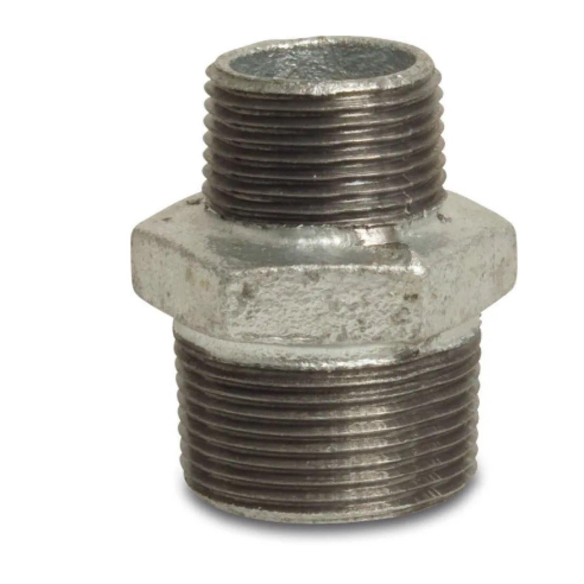 Doppelnippel reduziert, verzinkt - AG, Nr. 245