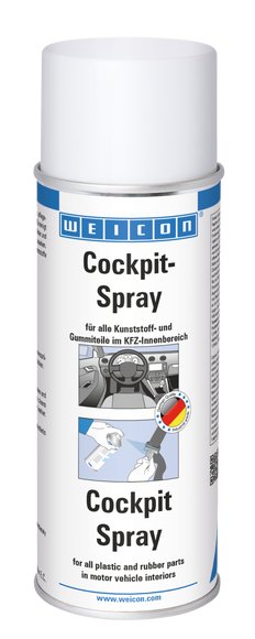 WEICON Cockpit-Spray | Armaturenreiniger für Fahrzeuge | 400 ml | transparent