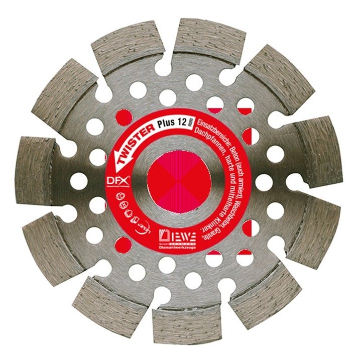 Diewe Diamant Trennscheibe Twister Plus 12