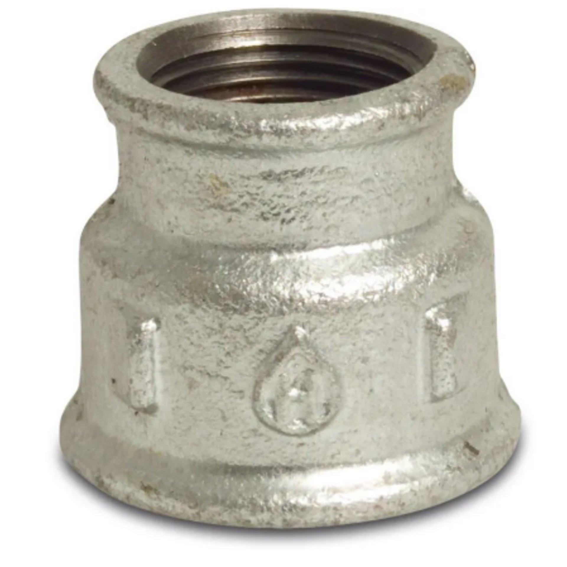 Reduziermuffe, verzinkt - 2 x IG, Nr. 240