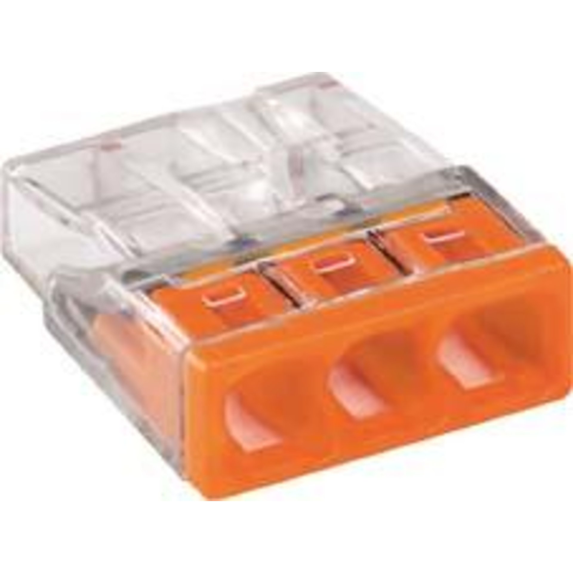 WAGO Verbindungsklemme Compact VDE, orange