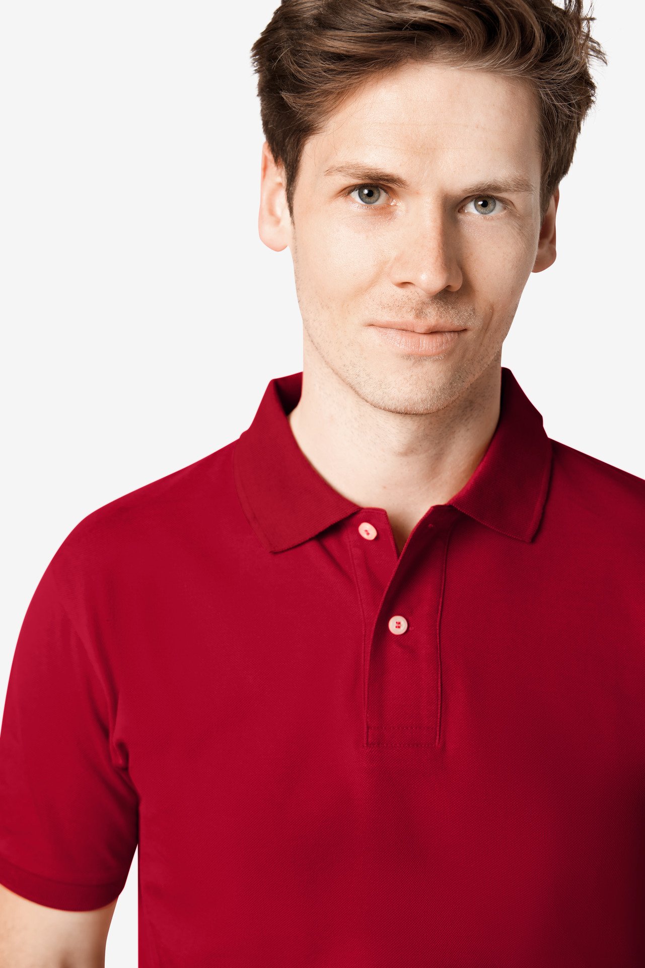 FHB Polo-Shirt Daniel, 180 g-m², rot