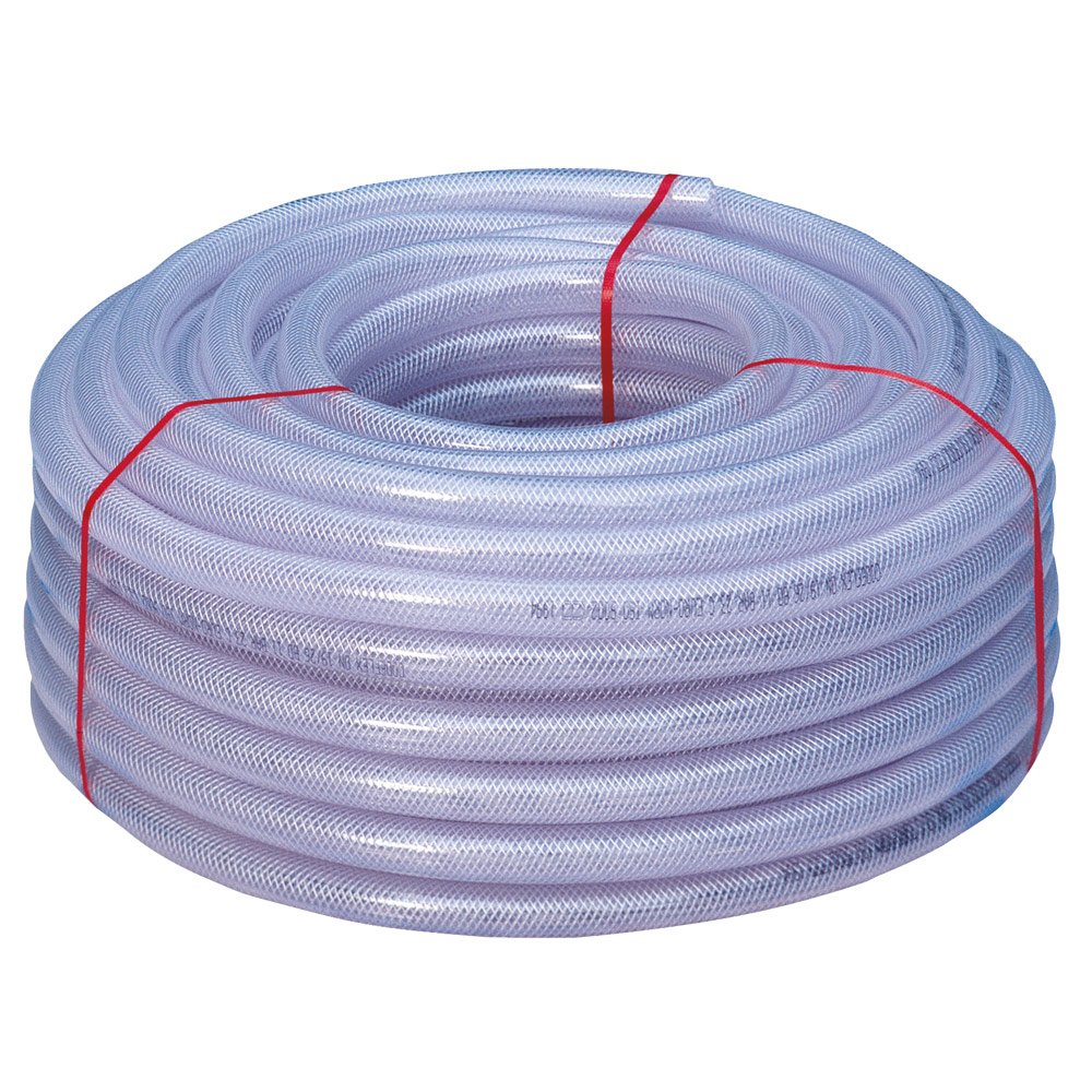 Druckluft - Gewebeschlauch PVC, transparent