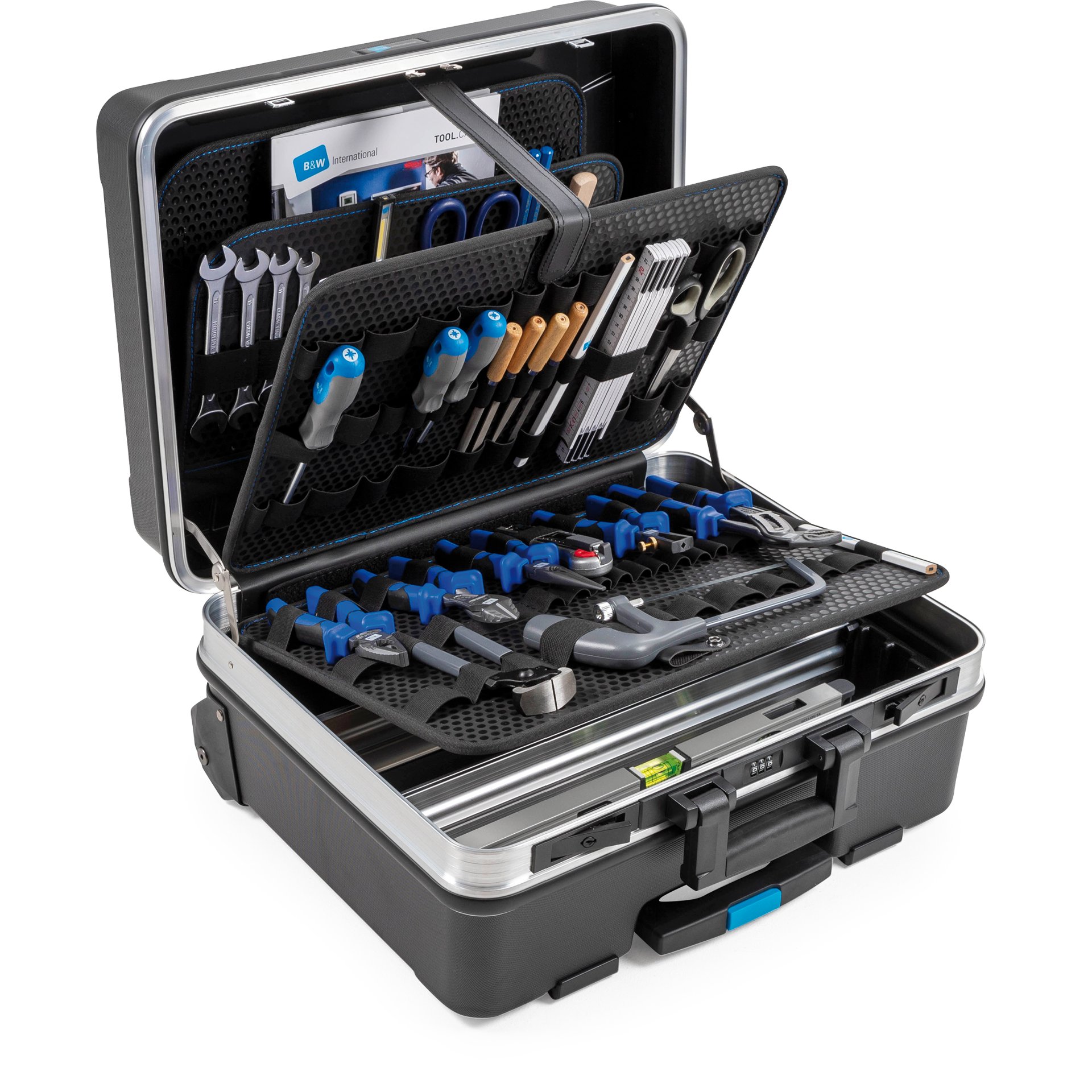 Werkzeugkoffer ABS go black loops 120.04/L