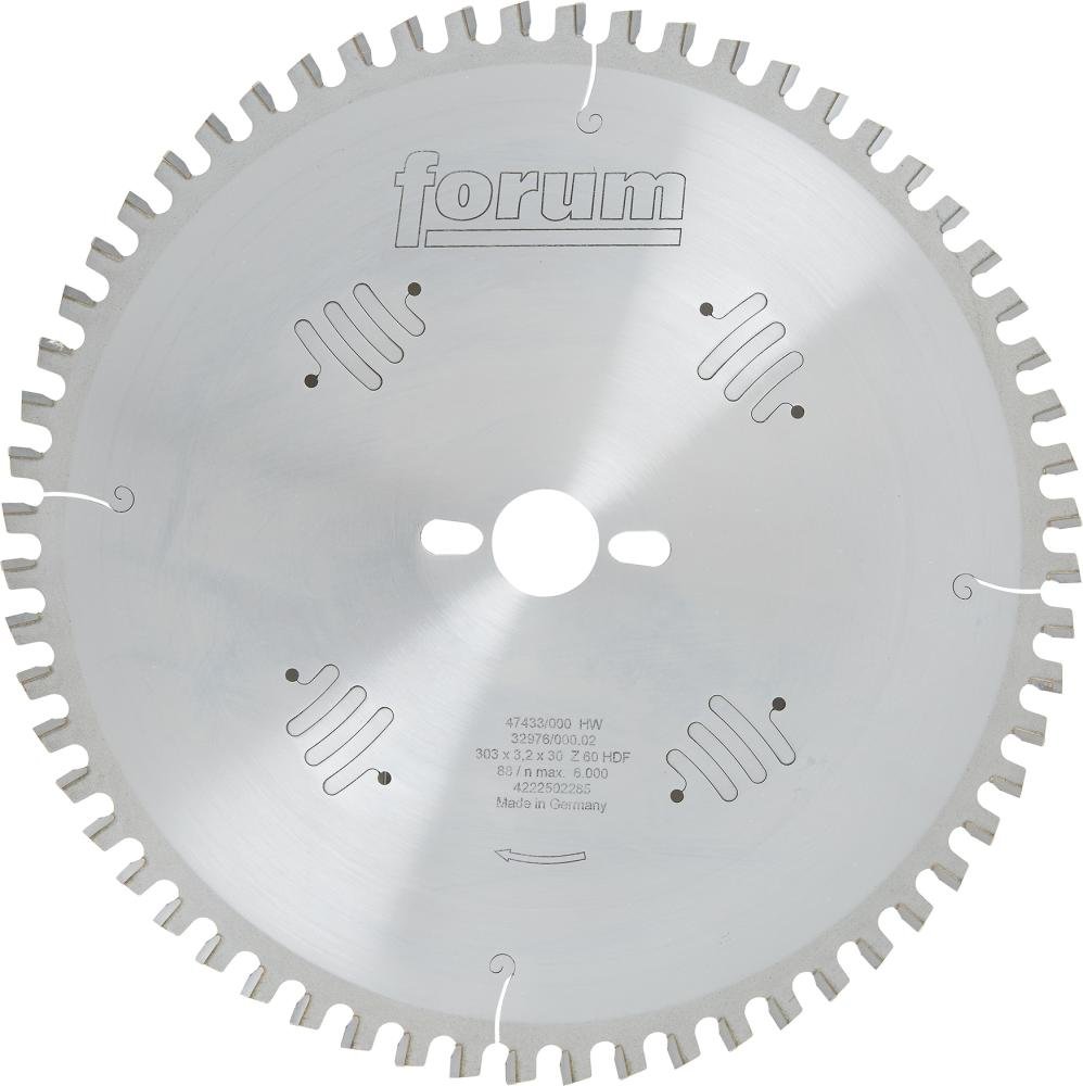 Kreissägeblatt HW-DH n. 303X3,2X30-60Z FORUM