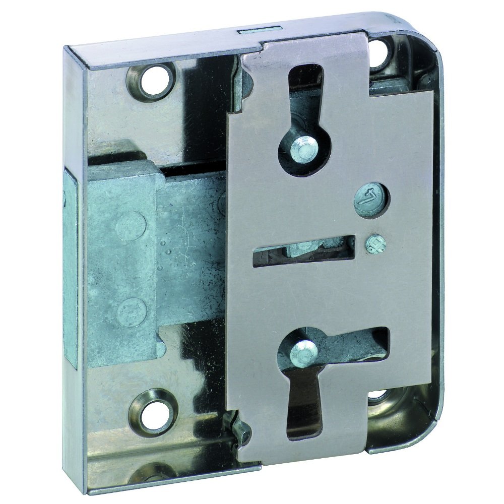 JuNie Aufschraubschloß, Stahl vernickelt Nr. 0722