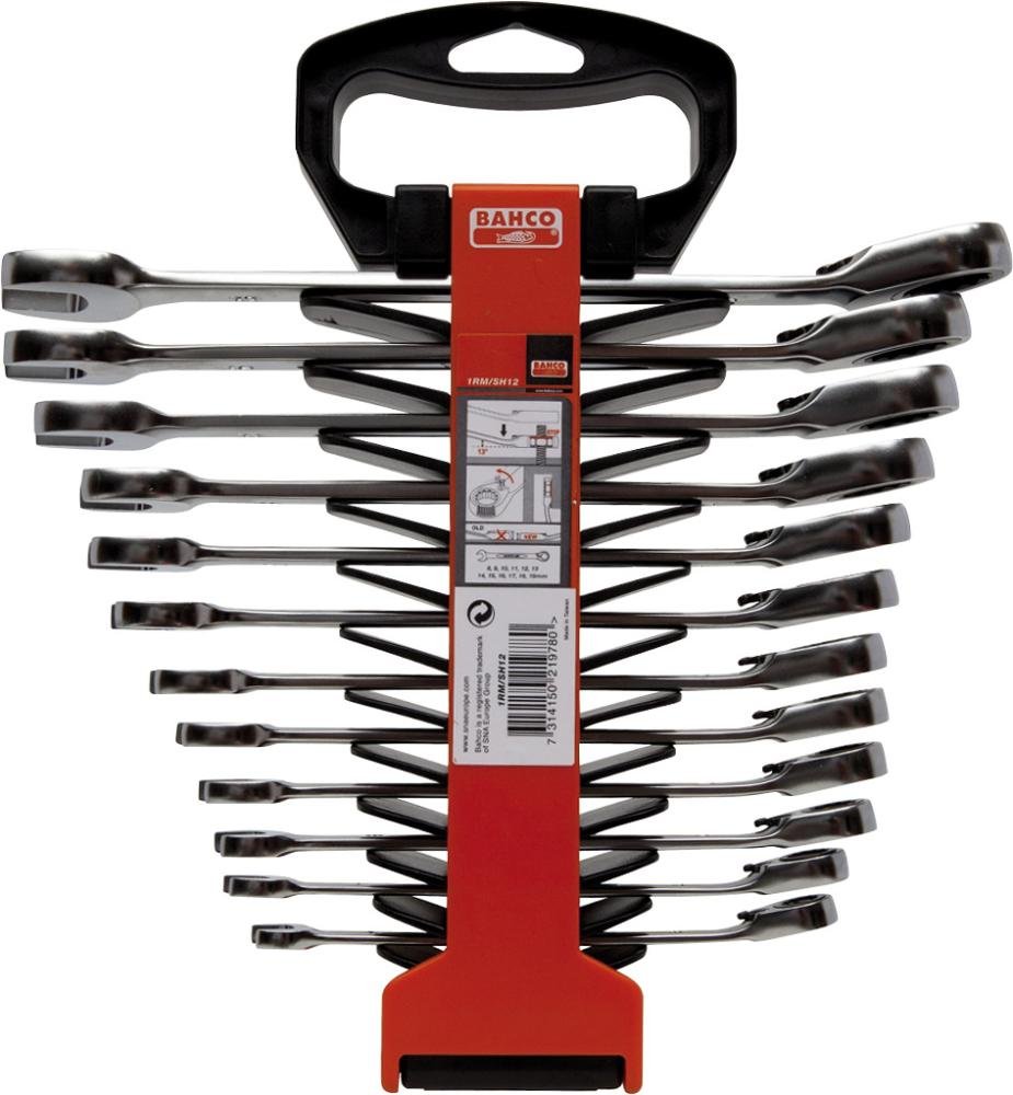 Knarren-Ringmaulschl.Satz8-19mm Bahco