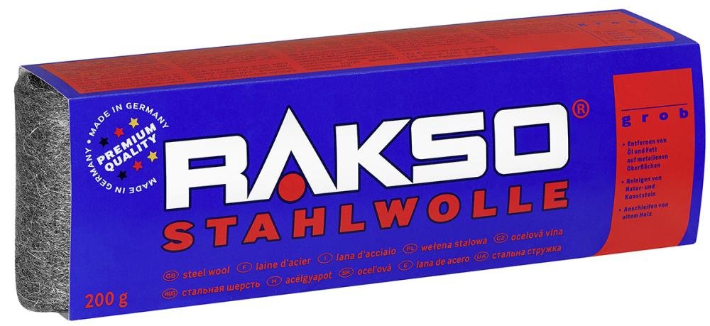 Stahlwolle Gr. 3 grob, EK 200 g Rakso