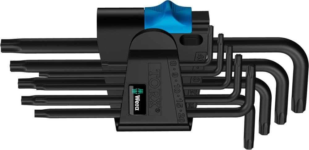 Winkelschraubendreher- Satz 9-teilig T8-T40 Halfefunktion Wera