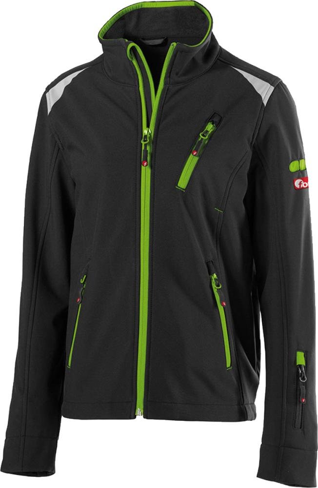 FORTIS Kids Jacke 24, schw./limegreen,Gr158-164