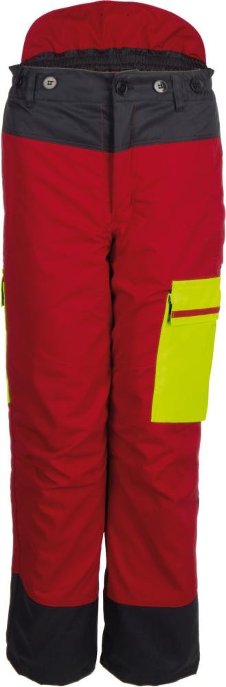 Bundhose Forest jack Red Gr. 54/56,rot/anth./gelb