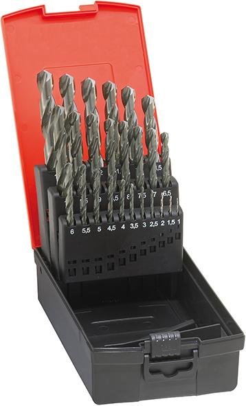 Spiralbohrer-Set DIN338 HSS geschliffen Typ N 1-5,9mm GÜHRING