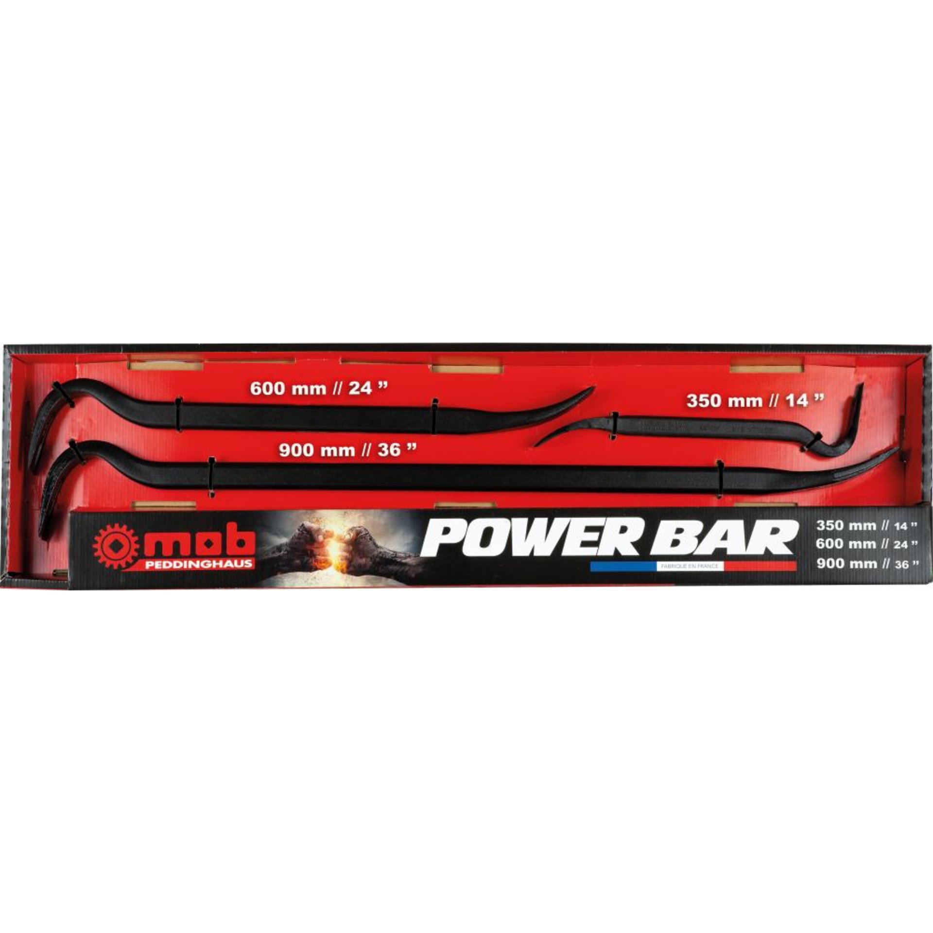 CDP Nageleisen - Powerbar Satz 14, 24 & 36"