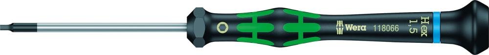 Elektronik- Schraubendreher Innensechskant 1,5mm Wera