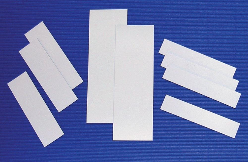 Magnetetiketten VE 100 weiß 20x0,6x100mm Beloh