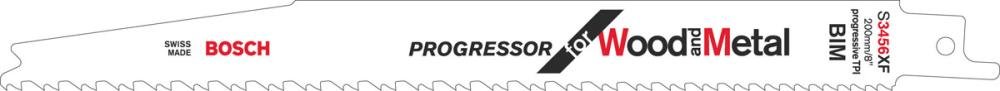 Säbelsägeblatt S 3456 XF Bosch VE à 5 Stück Progressor Wood and Metal