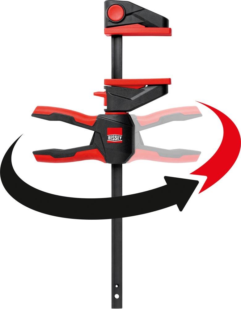 Einhandzwinge mit drehbarem Griff EZ360