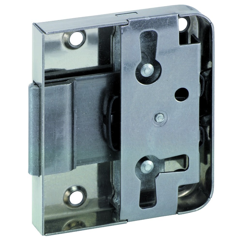 JuNie Aufschraubschloß, Stahl vernickelt Nr. 0704