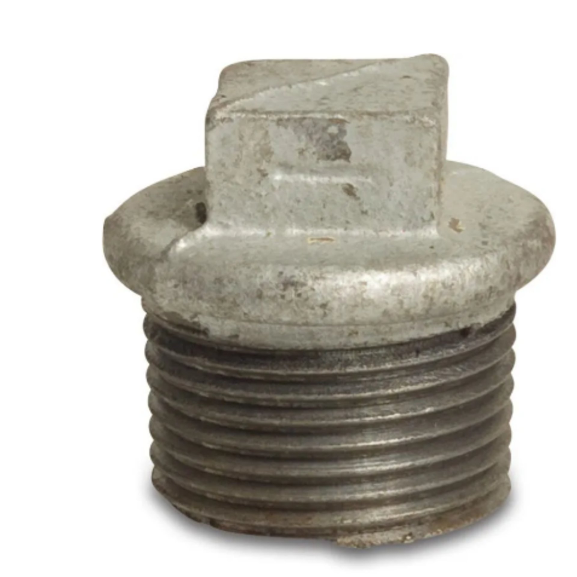 Stopfen mit Rand und vierkant, verzinkt - Nr. 290