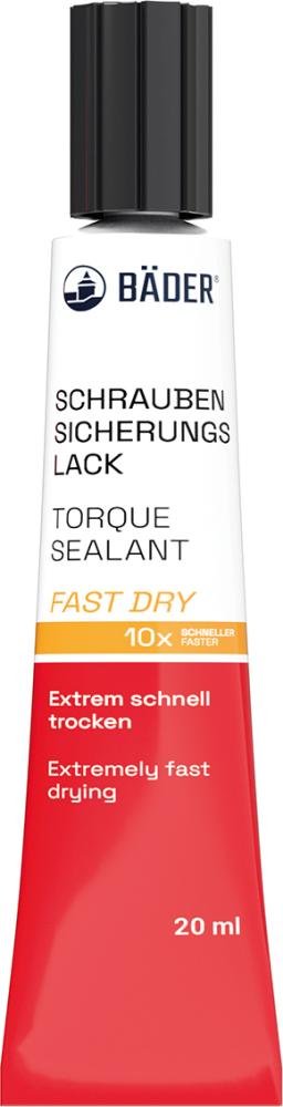 Schraubensicherungslack Fast Dry 20 ml Tube rot