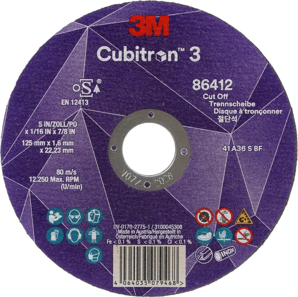 Trennscheibe Cubitron 3 125 x 1,6 mm 3M