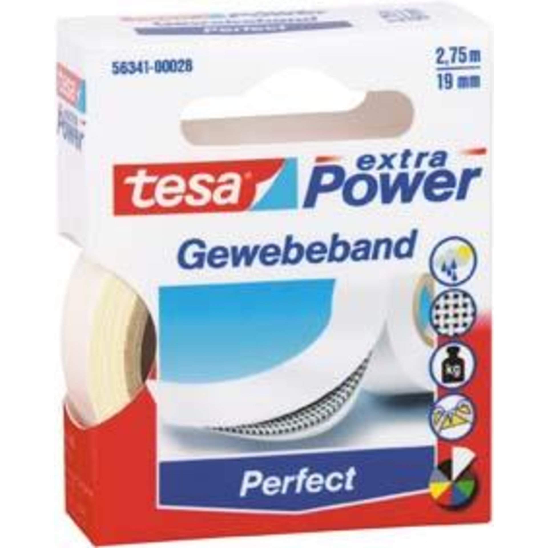 Tesa Gewebeband extra Power Perfect, Nr. 56341
