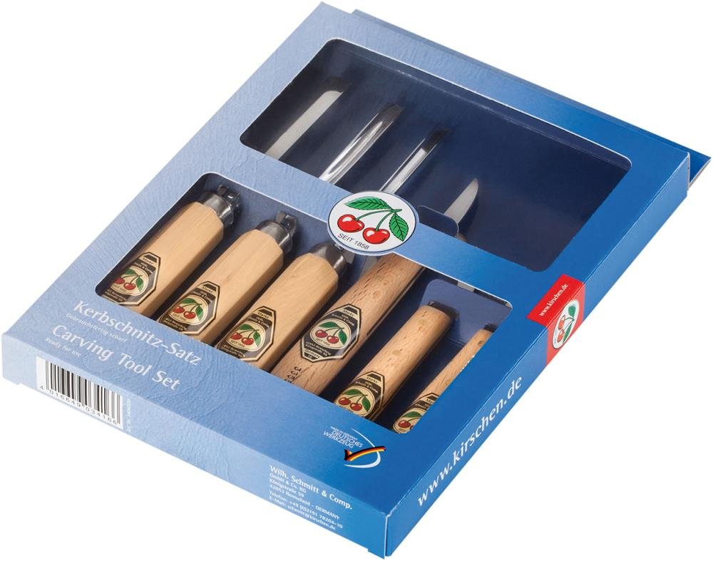 Kerbschnitzwerkzeug 6tlg. Nr.3406 Kirsche KIRSCHEN