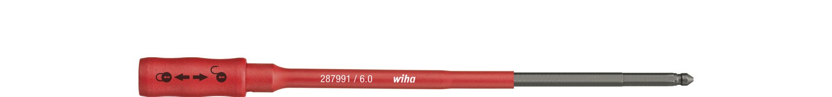 Wiha Adapter TorqueVario-S electric für slimBits 6,0 mm (35870)